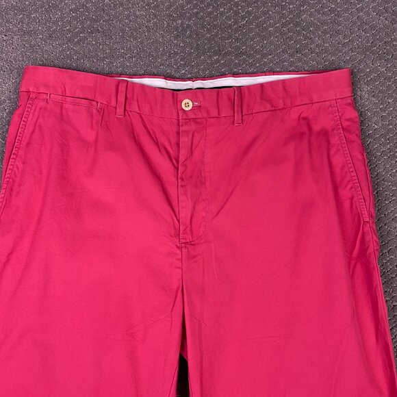Vintage Ralph Lauren Polo Golf Pants Men's 36 x 32 Salmon Red Chinos 5-Pocket - Picture 3 of 14